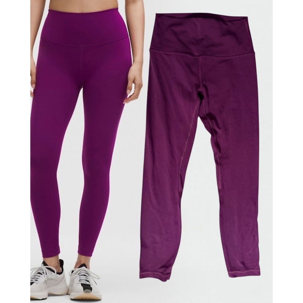 Lululemon Align High-Rise Pant 25" Nulu Yoga Purple Size 6